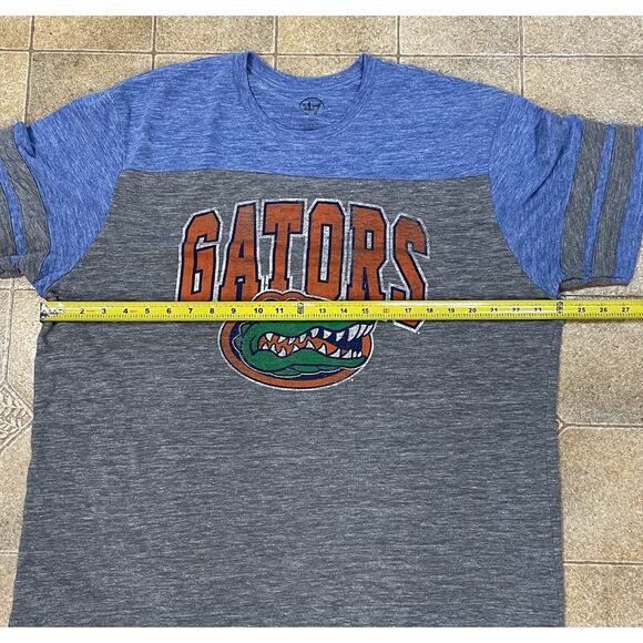 University Of Florida Gators GRIT '47 Scrum Tee Shirt Gray/Blue Men’s Size 2XL - Picture 3 of 6